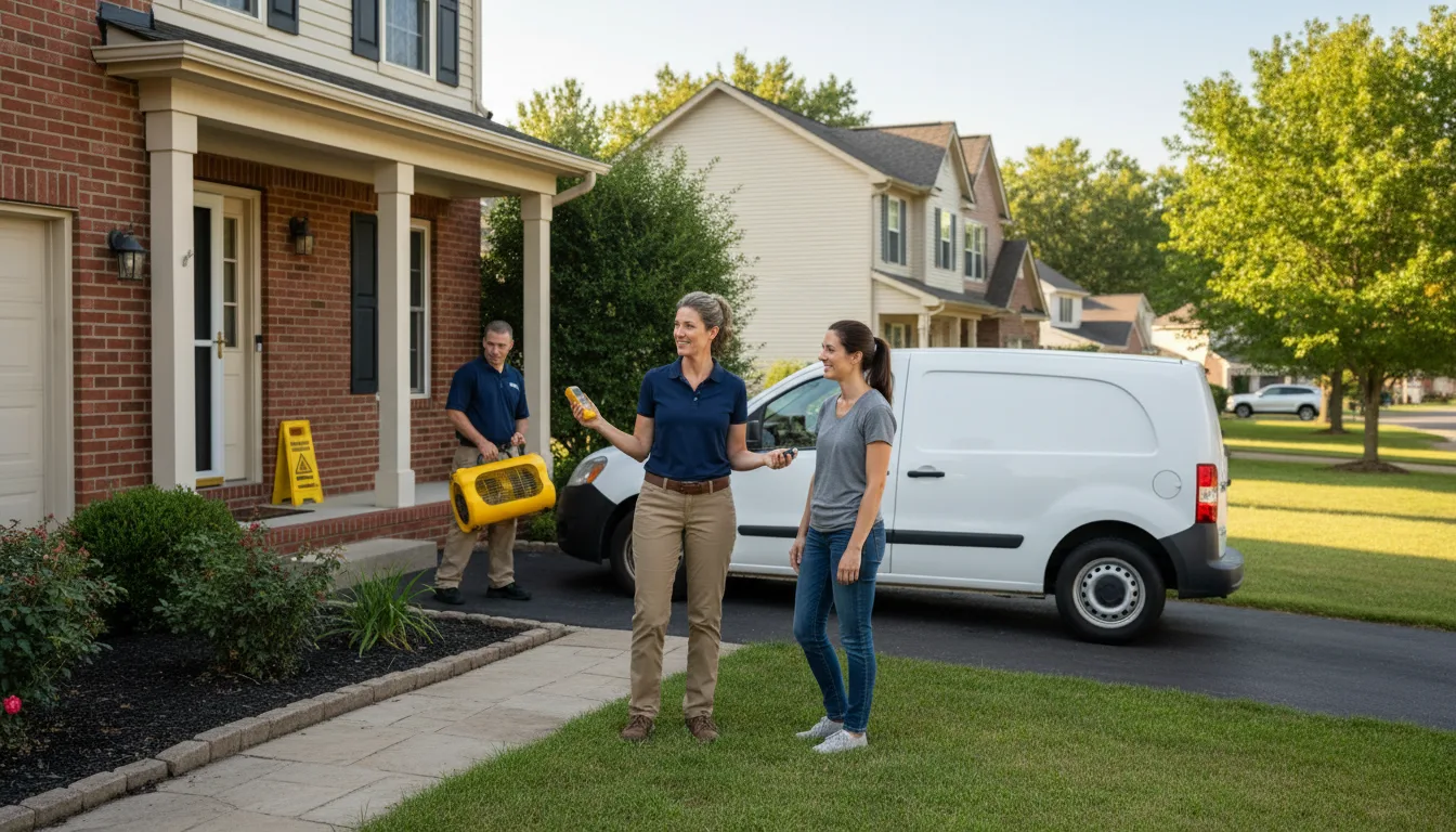 Water restoration image for Water Damage & Restoration Services in Miller City, OH
